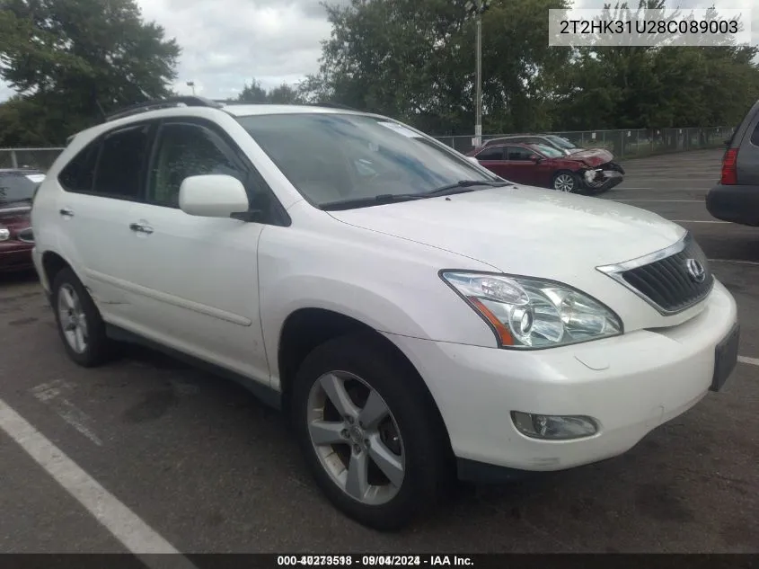 2T2HK31U28C089003 2008 Lexus Rx 350