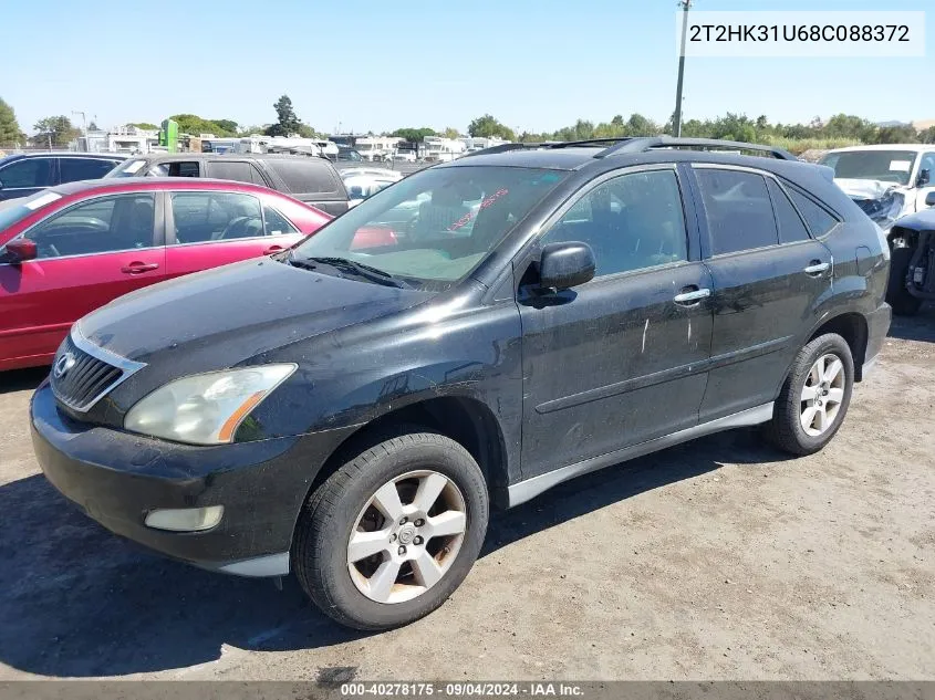 2008 Lexus Rx 350 VIN: 2T2HK31U68C088372 Lot: 40278175