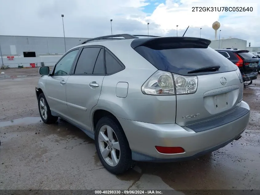 2T2GK31U78C052640 2008 Lexus Rx 350