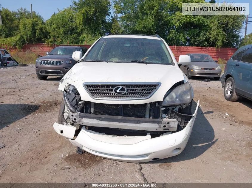 JTJHW31U582064102 2008 Lexus Rx 400H