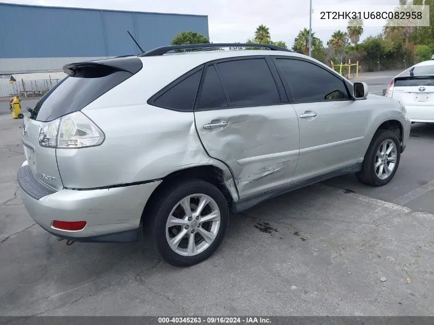 2008 Lexus Rx 350 VIN: 2T2HK31U68C082958 Lot: 40345263