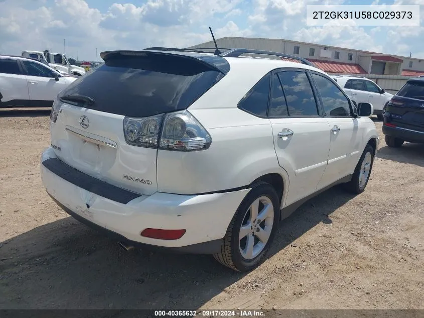 2T2GK31U58C029373 2008 Lexus Rx 350