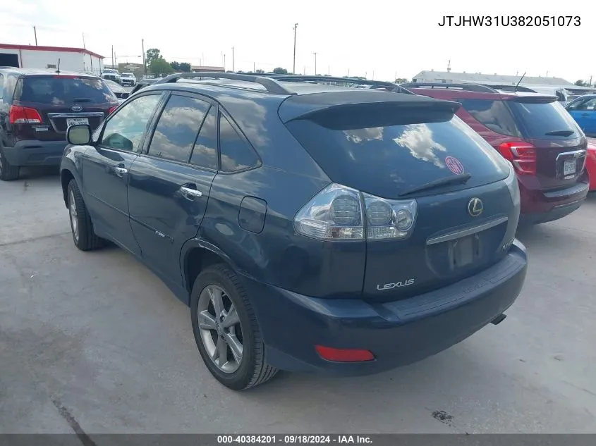 JTJHW31U382051073 2008 Lexus Rx 400H 400H