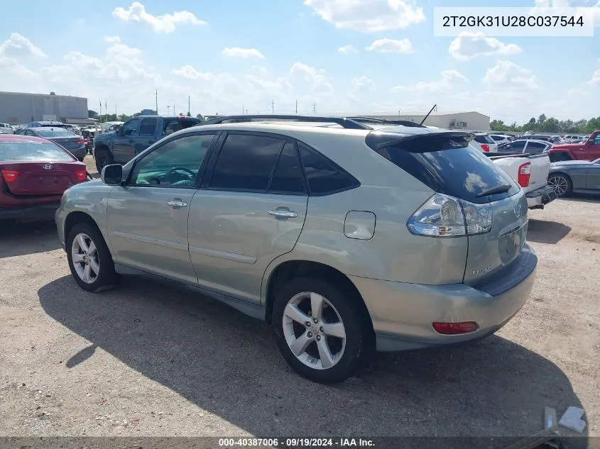 2T2GK31U28C037544 2008 Lexus Rx 350