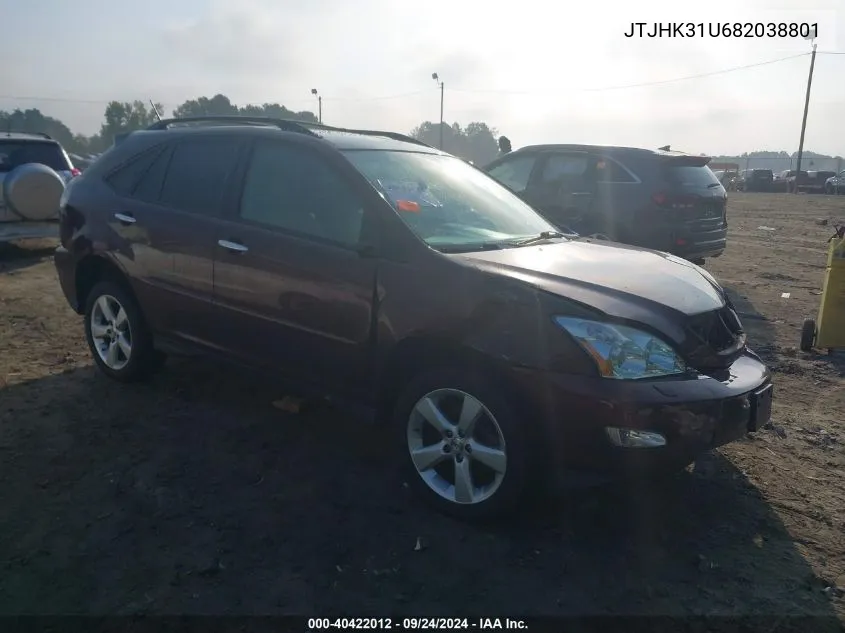 JTJHK31U682038801 2008 Lexus Rx 350 350