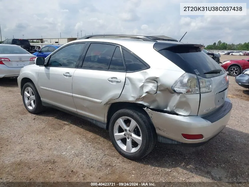 2T2GK31U38C037438 2008 Lexus Rx 350