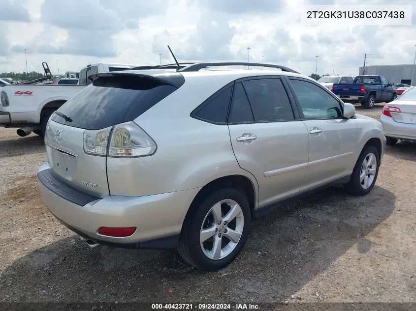 2T2GK31U38C037438 2008 Lexus Rx 350