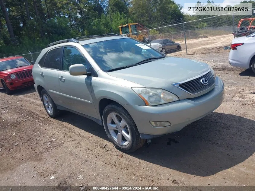 2T2GK31U58C029695 2008 Lexus Rx 350