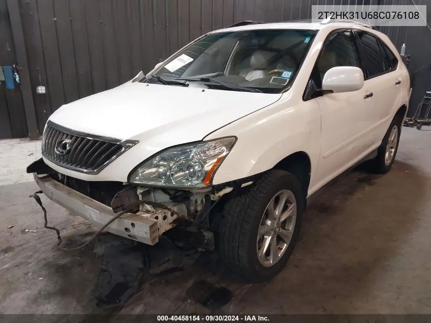 2T2HK31U68C076108 2008 Lexus Rx 350