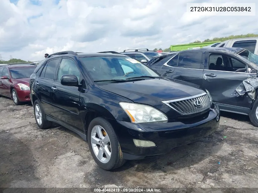 2008 Lexus Rx 350 VIN: 2T2GK31U28C053842 Lot: 40462419