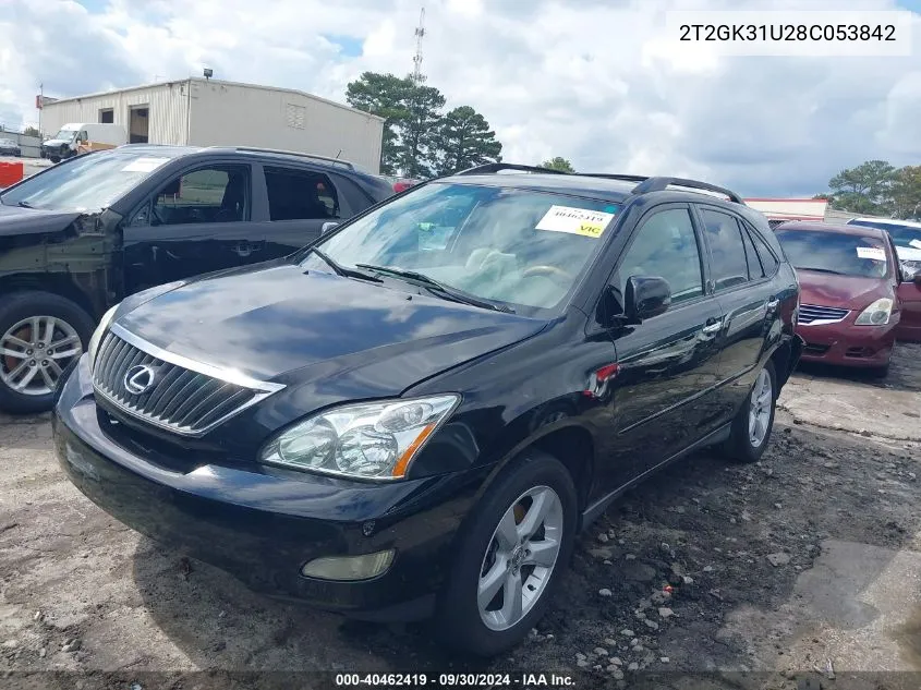 2008 Lexus Rx 350 VIN: 2T2GK31U28C053842 Lot: 40462419