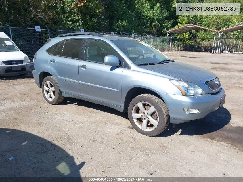 2008 Lexus Rx 350 VIN: 2T2HK31U88C062789 Lot: 40484305