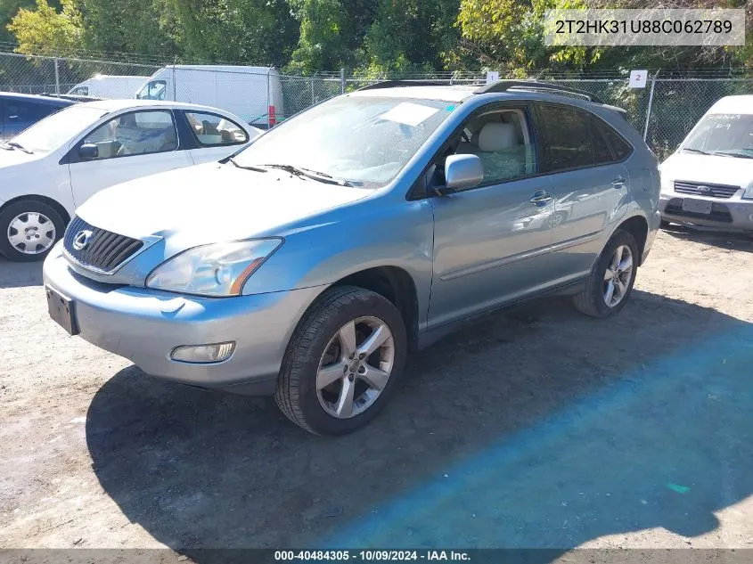 2008 Lexus Rx 350 VIN: 2T2HK31U88C062789 Lot: 40484305