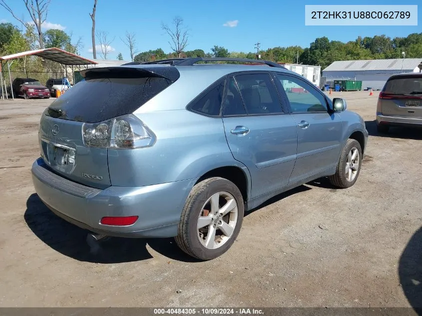 2008 Lexus Rx 350 VIN: 2T2HK31U88C062789 Lot: 40484305