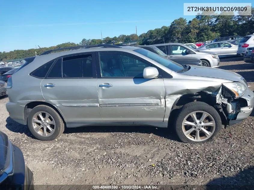 2008 Lexus Rx 350 VIN: 2T2HK31U18C069809 Lot: 40485300