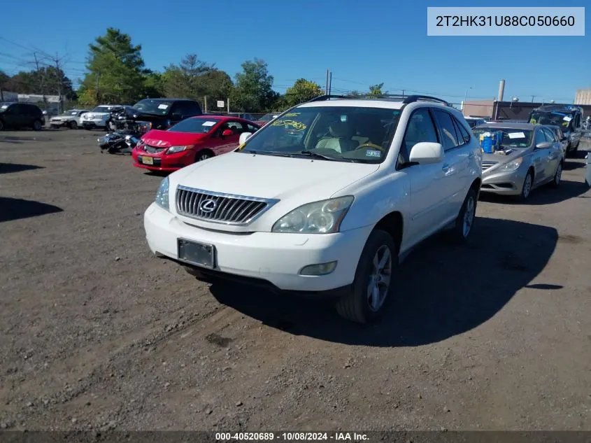 2008 Lexus Rx 350 VIN: 2T2HK31U88C050660 Lot: 40520689