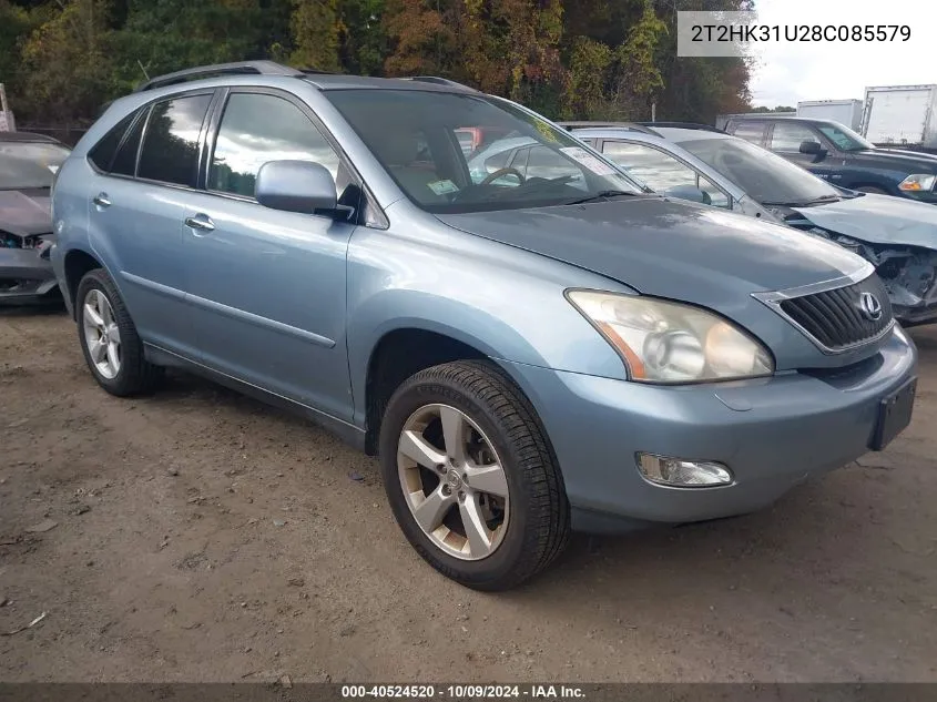 2008 Lexus Rx 350 VIN: 2T2HK31U28C085579 Lot: 40524520