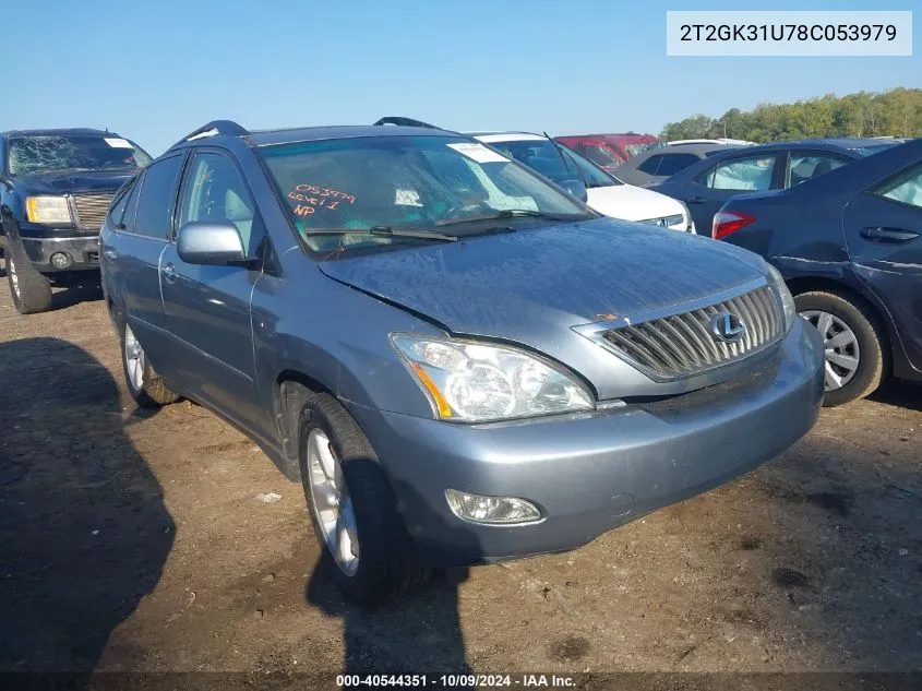 2008 Lexus Rx 350 VIN: 2T2GK31U78C053979 Lot: 40544351