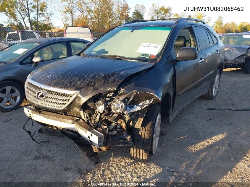 2008 Lexus Rx 400H VIN: JTJHW31U082068462 Lot: 40547708