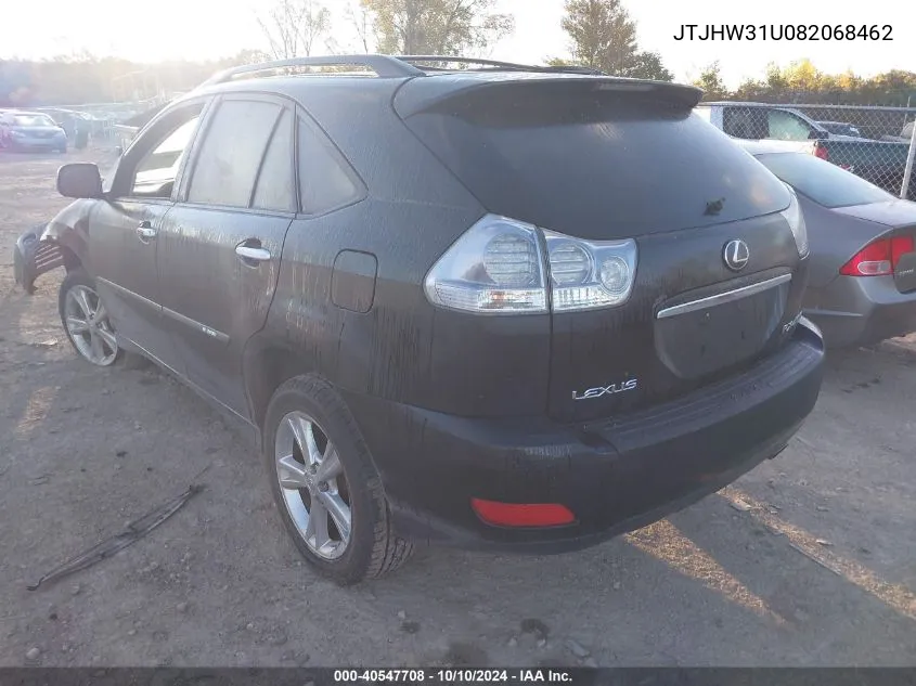 2008 Lexus Rx 400H VIN: JTJHW31U082068462 Lot: 40547708