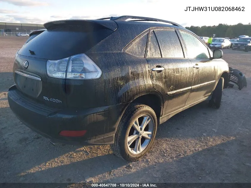 2008 Lexus Rx 400H VIN: JTJHW31U082068462 Lot: 40547708