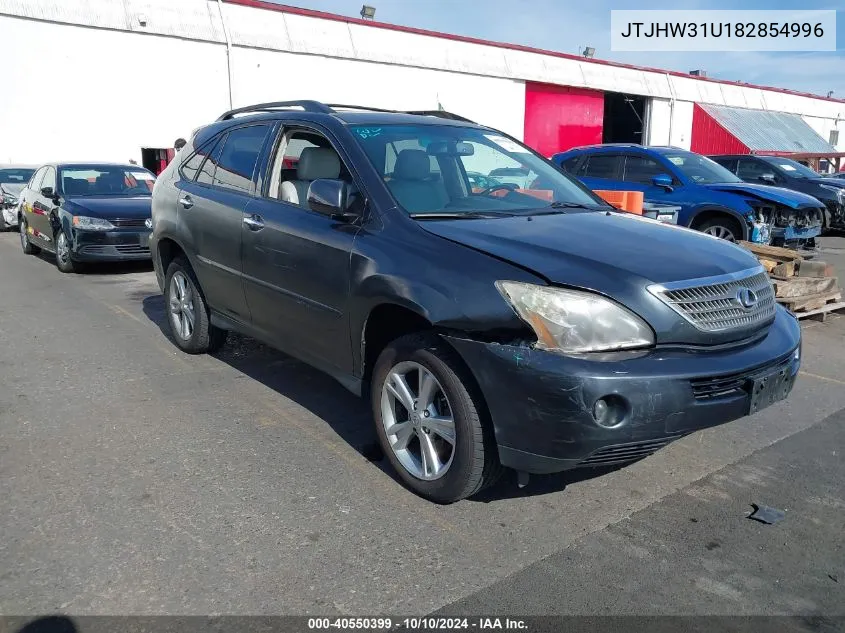 2008 Lexus Rx 400H VIN: JTJHW31U182854996 Lot: 40550399