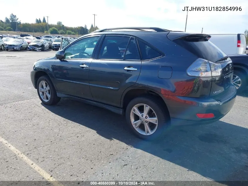 2008 Lexus Rx 400H VIN: JTJHW31U182854996 Lot: 40550399