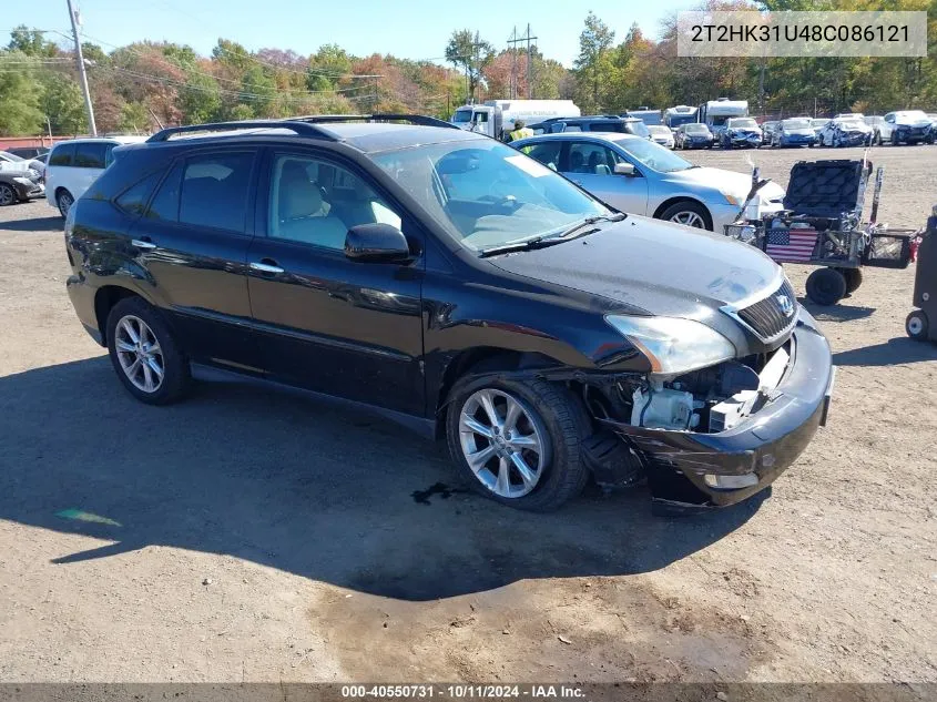 2008 Lexus Rx 350 VIN: 2T2HK31U48C086121 Lot: 40550731