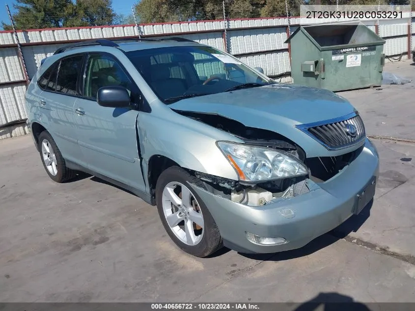 2008 Lexus Rx 350 VIN: 2T2GK31U28C053291 Lot: 40656722