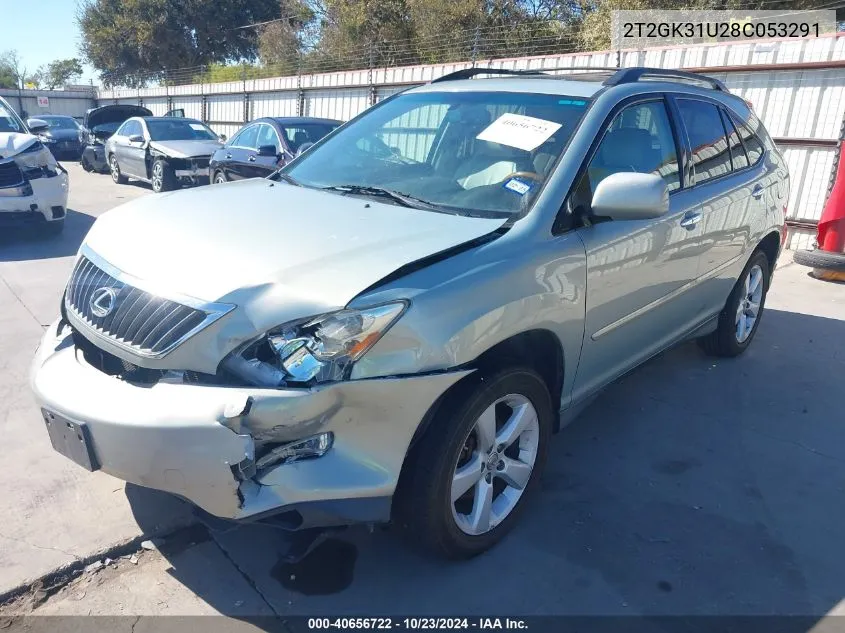 2008 Lexus Rx 350 VIN: 2T2GK31U28C053291 Lot: 40656722