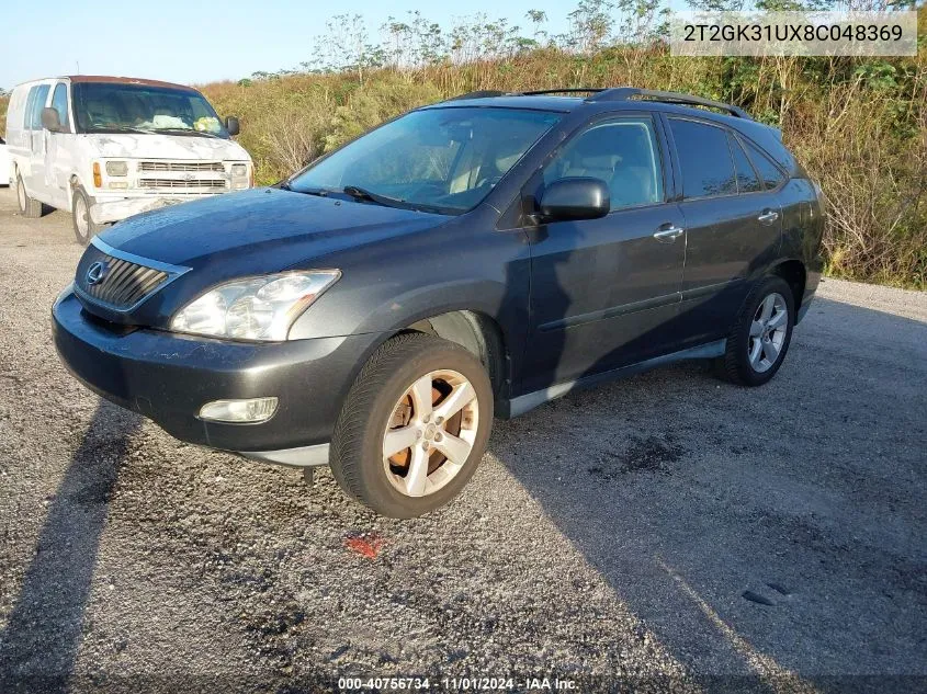 2008 Lexus Rx 350 VIN: 2T2GK31UX8C048369 Lot: 40756734