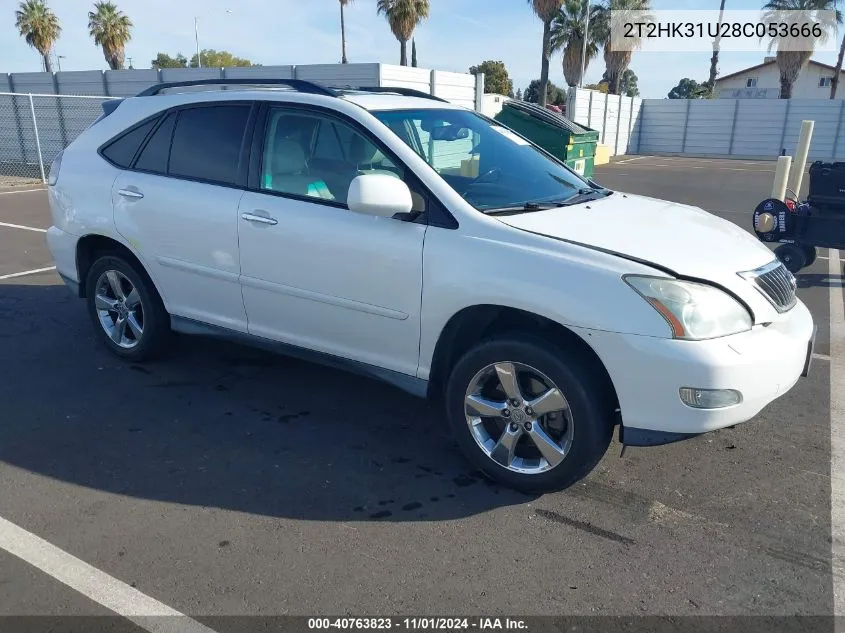 2008 Lexus Rx 350 VIN: 2T2HK31U28C053666 Lot: 40763823