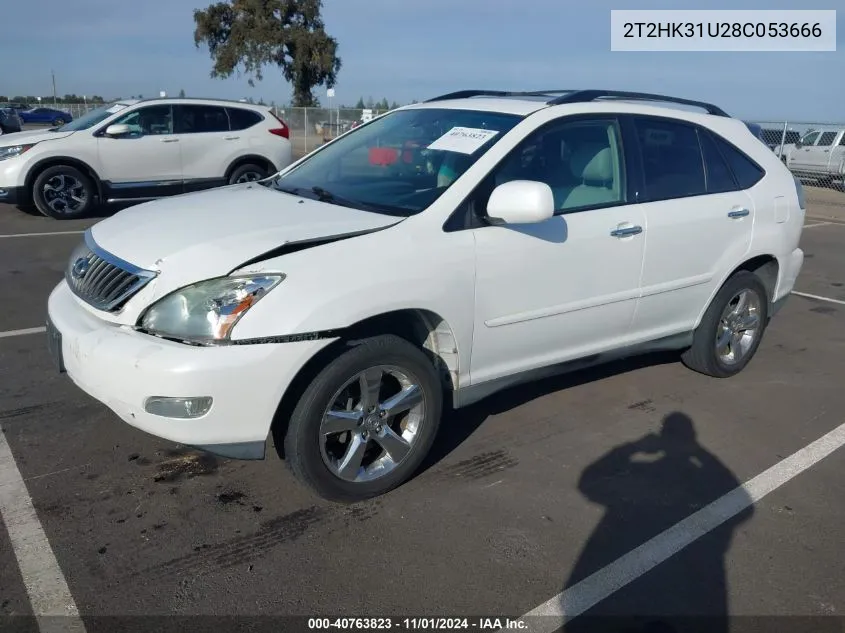 2008 Lexus Rx 350 VIN: 2T2HK31U28C053666 Lot: 40763823