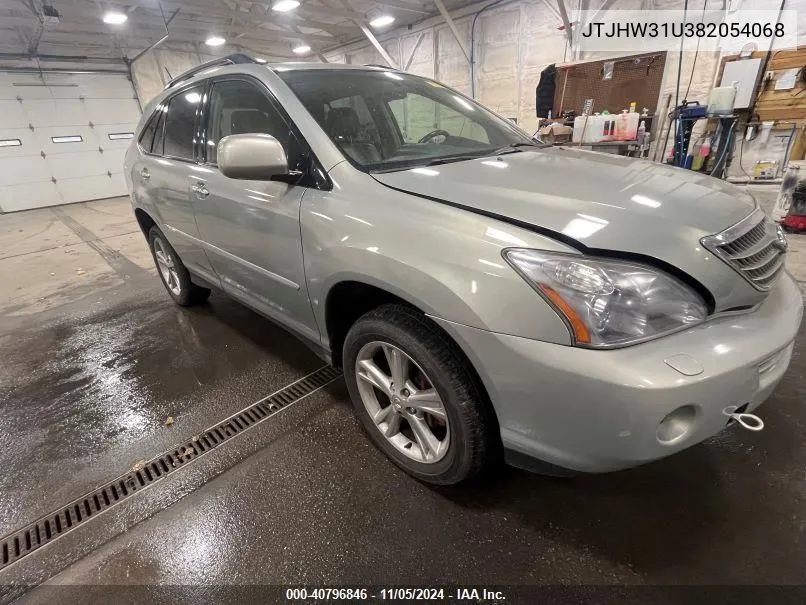 2008 Lexus Rx 400H VIN: JTJHW31U382054068 Lot: 40796846