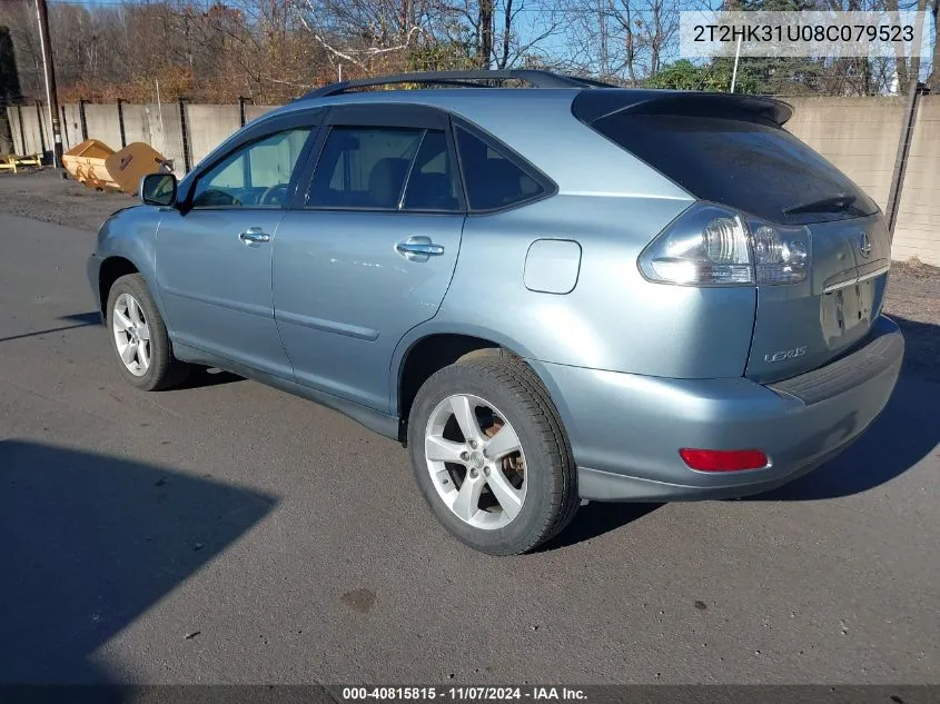 2008 Lexus Rx 350 VIN: 2T2HK31U08C079523 Lot: 40815815