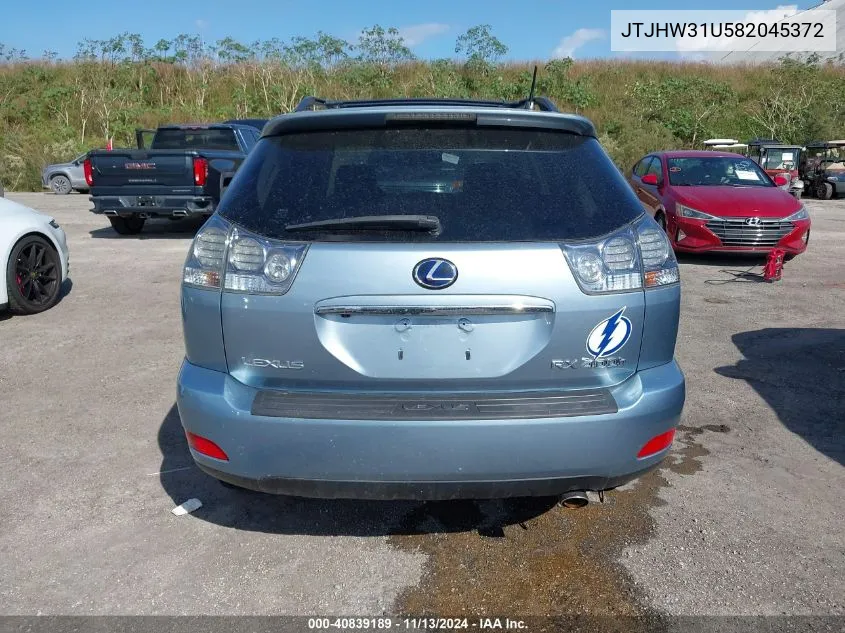 JTJHW31U582045372 2008 Lexus Rx 400H