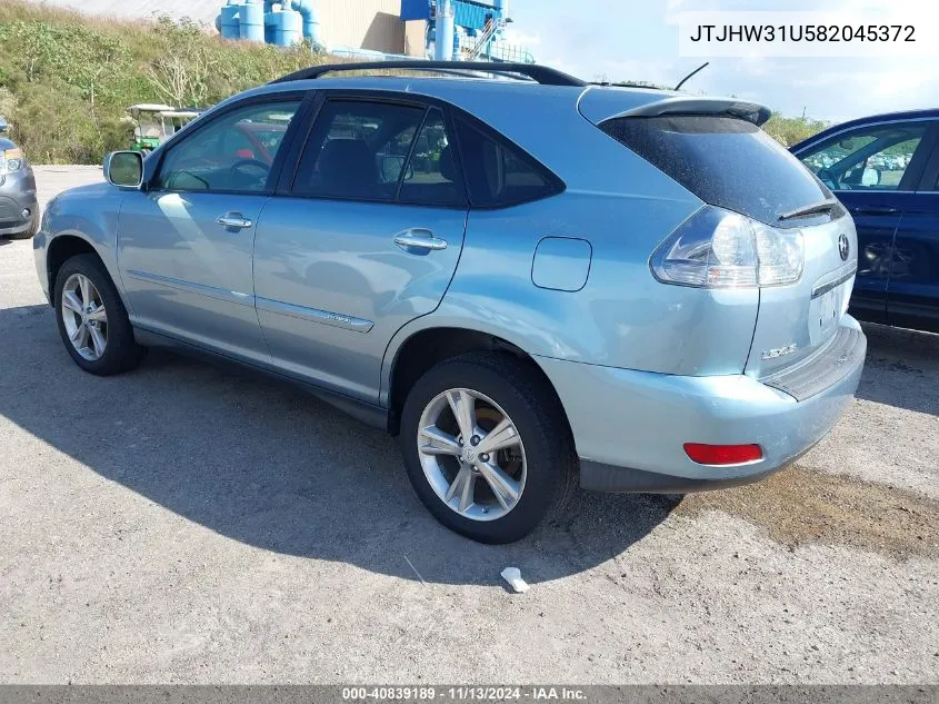 JTJHW31U582045372 2008 Lexus Rx 400H