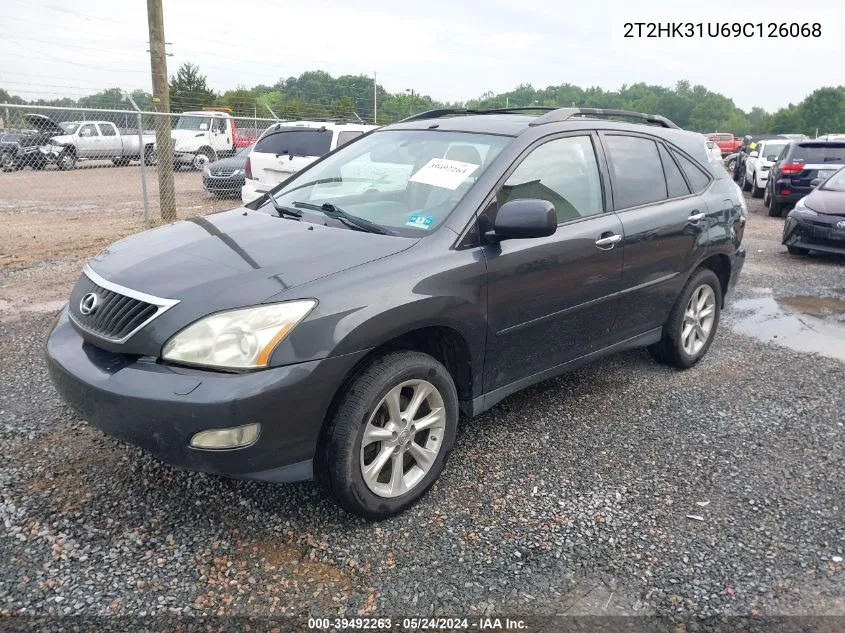 2009 Lexus Rx 350 VIN: 2T2HK31U69C126068 Lot: 39492263