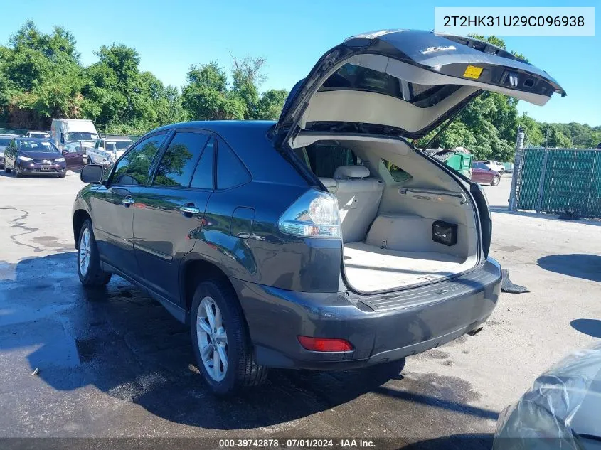 2T2HK31U29C096938 2009 Lexus Rx 350