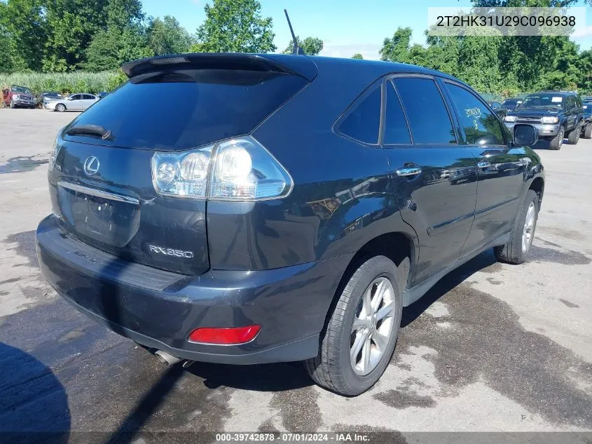 2T2HK31U29C096938 2009 Lexus Rx 350