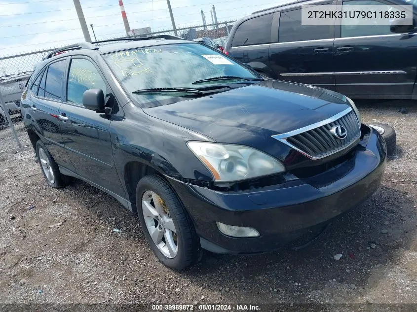 2T2HK31U79C118335 2009 Lexus Rx 350