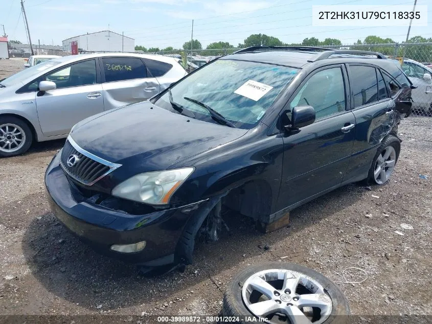 2T2HK31U79C118335 2009 Lexus Rx 350