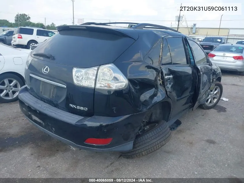 2T2GK31U59C061113 2009 Lexus Rx 350