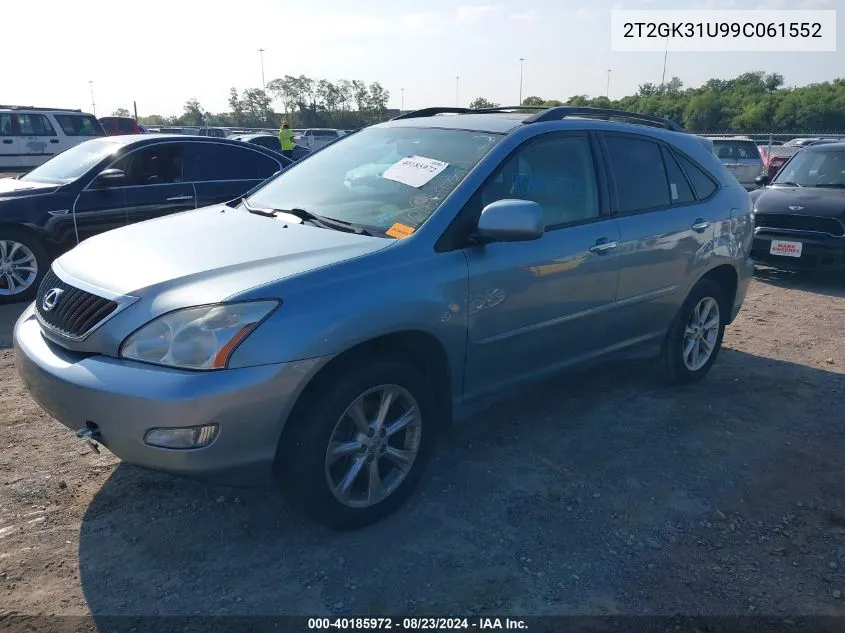 2T2GK31U99C061552 2009 Lexus Rx 350