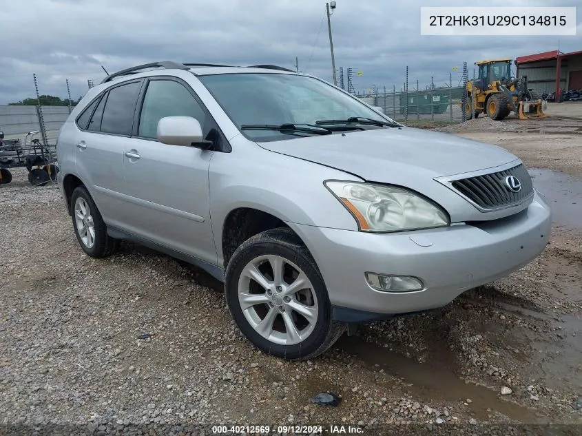 2T2HK31U29C134815 2009 Lexus Rx 350