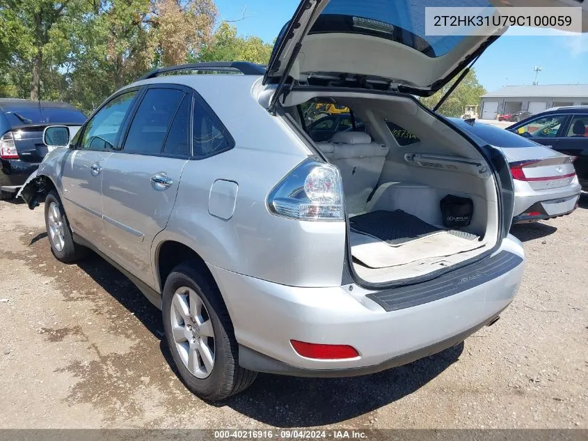 2009 Lexus Rx 350 350 VIN: 2T2HK31U79C100059 Lot: 40216916