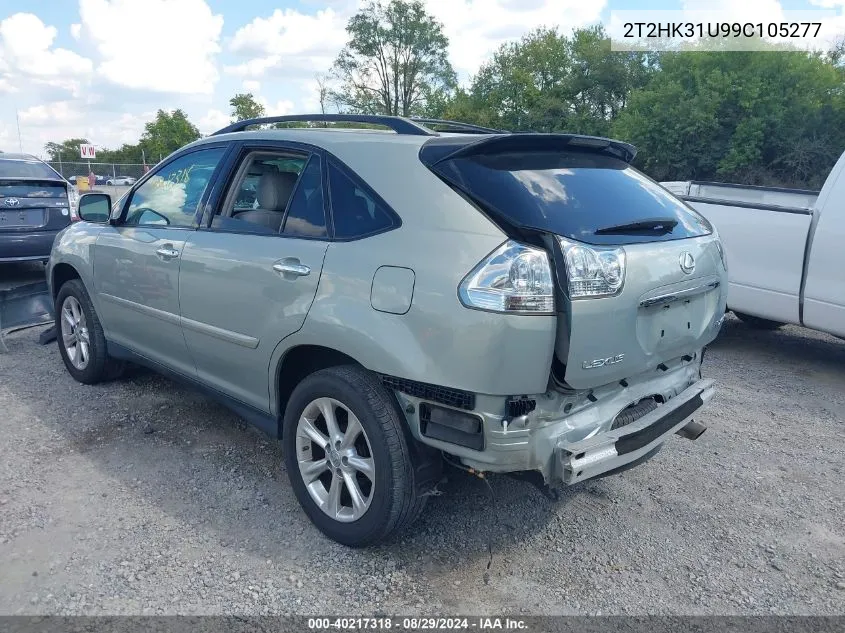 2009 Lexus Rx 350 VIN: 2T2HK31U99C105277 Lot: 40217318