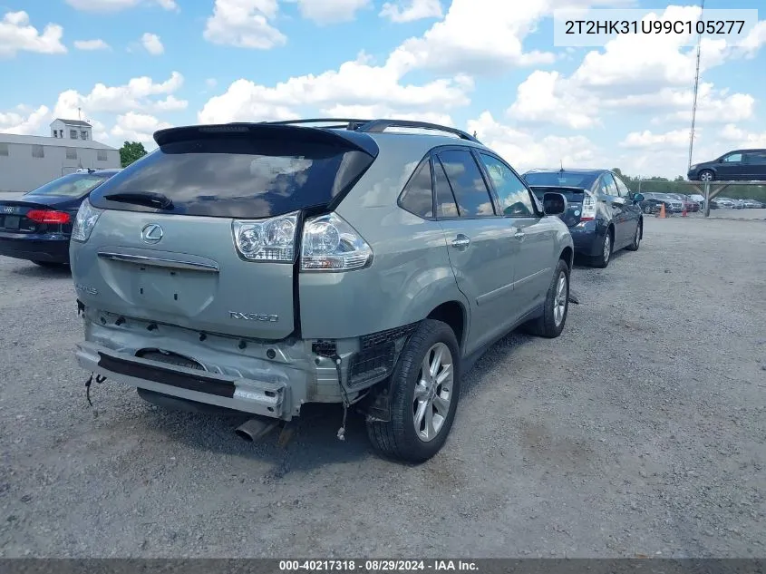 2009 Lexus Rx 350 VIN: 2T2HK31U99C105277 Lot: 40217318