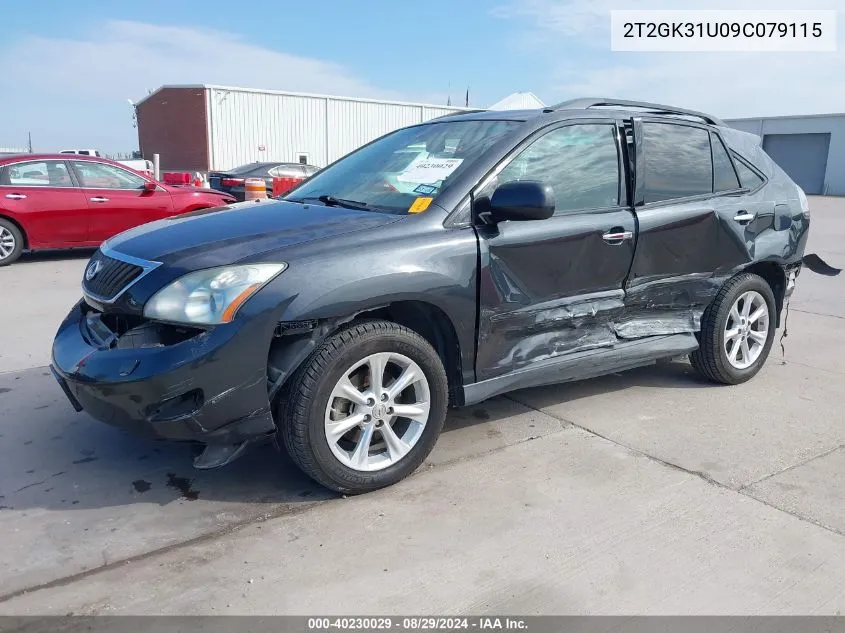 2T2GK31U09C079115 2009 Lexus Rx 350