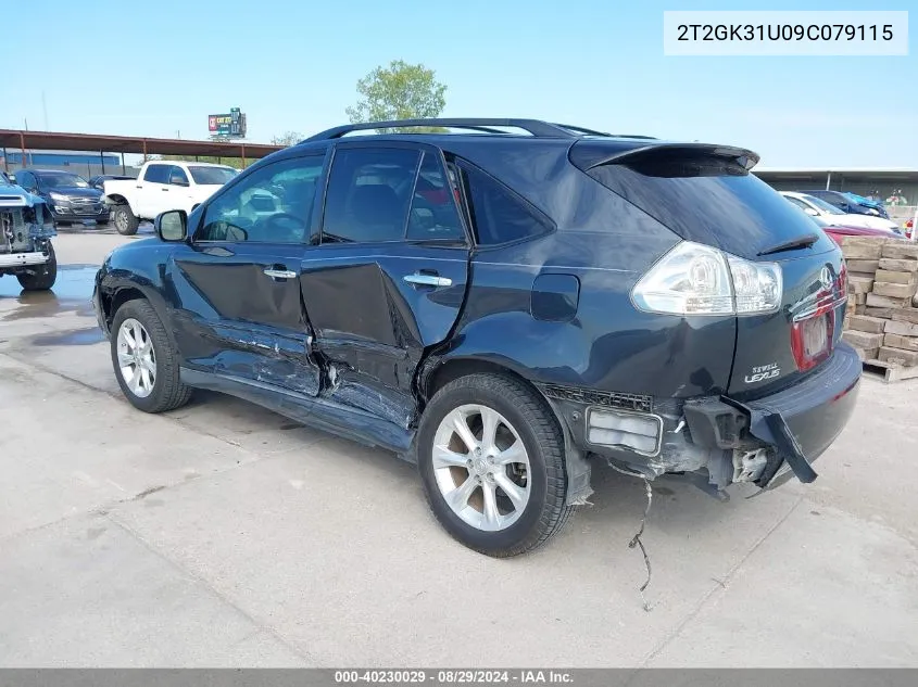 2T2GK31U09C079115 2009 Lexus Rx 350